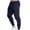 Navy, variant on Men's Athletic Running Pants Lightweight Elastic Waist Casual Solid Color Long Pant Sport Long Pants
