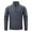 Blue, variant on Men's Quarter Zip Sweater Long Sleeve Ribbed Knit Pullover Slim Fit Casual Top