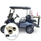 thumbnail image 4 of Apoyabrazos para carrito de golf con portavasos para auto club, marco de soporte de actualización / no requiere perforación / evita la inclinación / marrón Macarena Carrito de golf apoyabrazos, 4 of 7