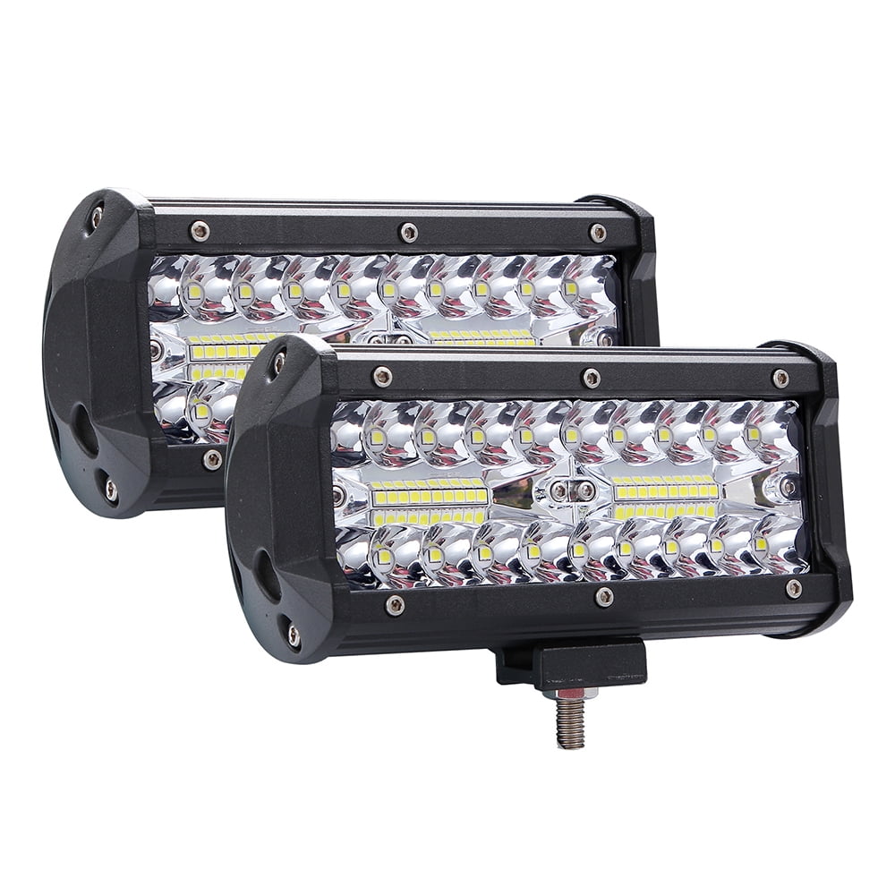 400W 7"in CREE LED Work Lights Bar Spot Light Offroad Vehicle Truck Car Lamp 12V