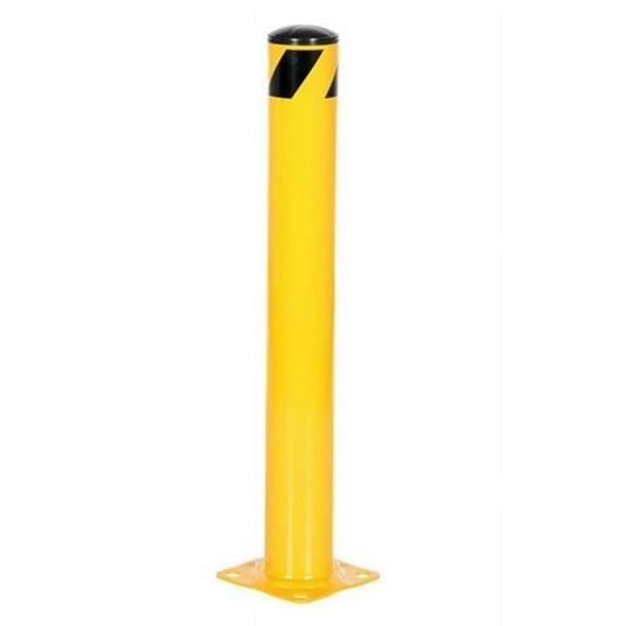 Vestil Steel Pipe Safety Bollard,36 x 4-1/2" BOL-36-4.5