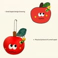 thumbnail image 4 of Gieenan Car Ornament Plush Apples Pendant Decorations Gift Plush Apples Charm Keychain, 4 of 9