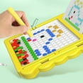thumbnail image 3 of Doodle Board, Colorful And Engaging, Dot Art Creations, Dinosaur Shape Dust Free Drawing Preschool Toy, 3 of 7