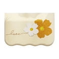 thumbnail image 2 of Creamy Style Imitation Sheep's Wool Entrance Mat For Bathroom Water Absorbent Non Slip Great For Home Shower Bathroom Use, 2 of 6