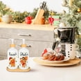 thumbnail image 7 of 2Pcs Christmas Soap Dispenser Refillable Liquid Container Gingerbread Man Candy Glass Soap Dispenser with Pump for Xmas Holiday Home Kitchen Countertop Decor, 7 of 7