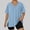 Light Blue, variant on Womens Plus Size Oversized V-Neck T-Shirt - Buttery Soft Yoga & Lounge Top, Stretchy Drop Shoulder Casual Tee in Black (L-5XL),Size XL