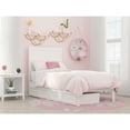 thumbnail image 2 of AFI NoHo Solid Wood Twin Bed with 2 Drawers in White, 2 of 6