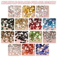 thumbnail image 6 of Uxcell Round Flatback Rhinestones Flat Back Crystal Glass Gems Diamonds for DIY Craft Clothes Nail Art Decoration Bright Red, 6 of 7