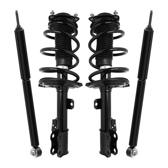 AutoShack Front Complete Strut & Coil Spring   Shock Absorber Replacement for 2011-2014 Toyota Sienna 4-PC Kit
