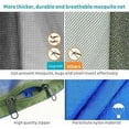 thumbnail image 2 of Hamac de Camping avec moustiquaire, hamac Portable en Nylon léger, pour hamac de Camping Double extérieur à Vitesse Automatique Ouverte（bleu,250x120cm）, 2 of 5
