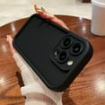 thumbnail image 2 of Compatible with iPhone 14 Pro Max Case, Slim Soft Gel Rubber TPU Material, Full Camera Protection, Shockproof Protective Phone Case for Women Girls Boys (Black), 2 of 12