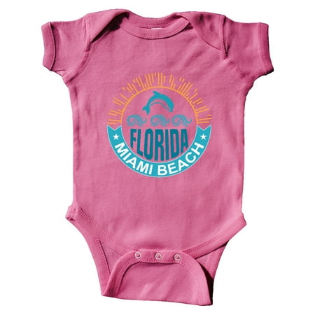 

Inktastic Miami Beach Florida Travel Trip Gift Baby Boy or Baby Girl Bodysuit