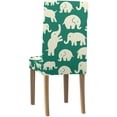 thumbnail image 4 of ZHANZZK Funny Elephants Stretch Chair Cover Protector Seat Slipcover for Dining Room Hotel Wedding Party Set of 6, 4 of 6