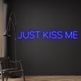 thumbnail image 3 of Handmadetneonsign Custom Just Kiss Me Neon Sign, Personalized Name LED Light, Just Kiss Me Neon Lig, 3 of 5