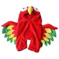 thumbnail image 2 of Parrot Shaped Pet Hooded Costume, Funny Full‑Body Bird Cosplay Outfit with Colorful Wing Decor, Soft Plush Pet Apparel for Halloween Holiday Party, Photo Shooting and Festival Dress‑up (S), 2 of 6