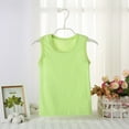 thumbnail image 2 of 3 Pack Kids Solid Candy Colors Soft Camisole Undershirts, 2-9 Years Little Girls Boys Cotton Camis Tank Tops Sleeveless Tees, 2 of 8