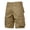 Yellow, variant on WWV Shorts Men Pocket Button Shorts Solid Color Comfortable Loose Fit Outdoor Sports Pants Army Green