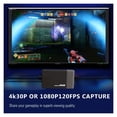 thumbnail image 6 of 4K Video Capture Card FULL HD 1080P 60fps 120fps To USB 3.0 Live Streaming Game Recording Box Mic Voice Input, 6 of 7