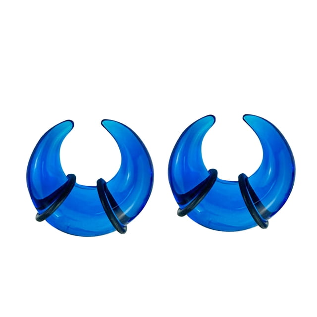 LPSSTORE Black Septum Pincher Ring Stretching Ear Plugs Tapers Gauges Gauge