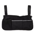 thumbnail image 1 of LOLIPPYY Large Wheelchair Side Organizer Walker Pouches Black 1Pcs, 1 of 6