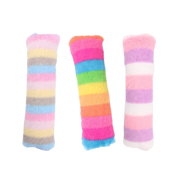 3 Uds Juguetes con Hierba Gatera para Gatos, Almohadas para Gatos, Juguetes Ligeros para Gatos de Interior, Juguetes Portátiles para Patear Gatos, Int vistoso