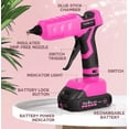 thumbnail image 3 of Pistola de silicon Caliente Inalambrica BLOOSOM 100W con 26 barras, 3 of 4