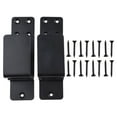 thumbnail image 1 of Door Barricade Brackets,2 Pack Drop Open Bar Holder for Home Security, 1 of 9