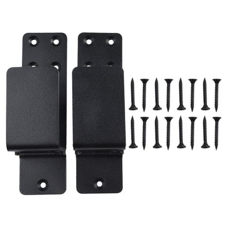 

Door Barricade Brackets 2 Pack Drop Open Bar Holder for Home Security