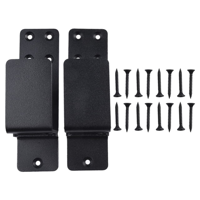 Door Barricade Brackets,2 Pack Drop Open Bar Holder for Home Security