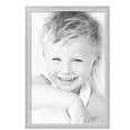 thumbnail image 2 of ArtToFrames 22" x 33" Metro Ice Silver Black Picture Frame, 22x33 inch Silver Wood Poster Frame (WOM-5247),  Pack, 2 of 7