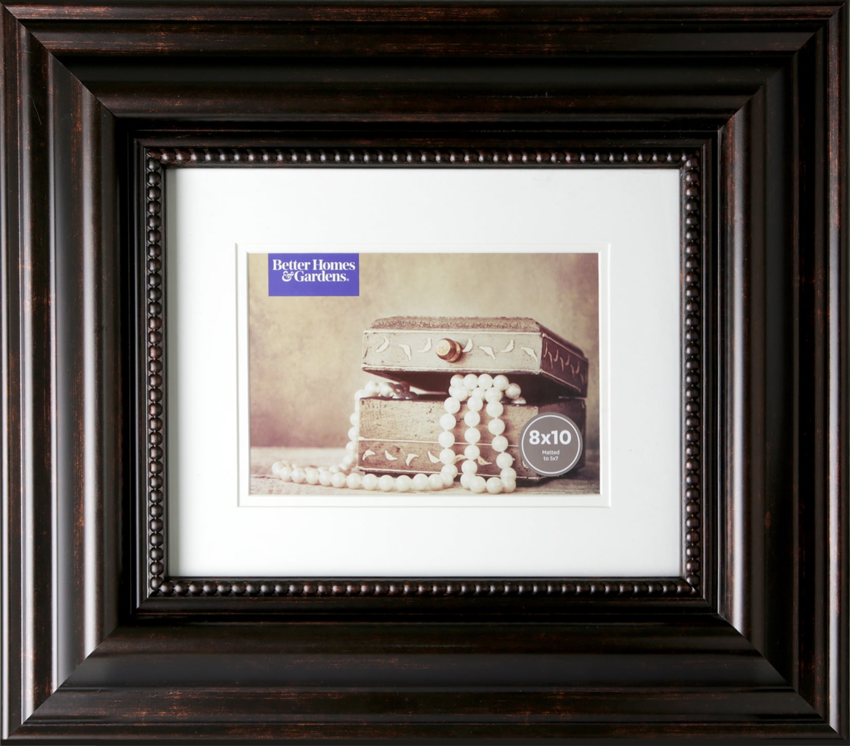 Mainstays Bronze Trudo 8x10 matted to 5x7 Picture Frame