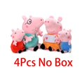 thumbnail image 3 of Juego de 4 piezas de Peppa Pig, juguetes de peluche de la familia George Pig, muñecos de peluche, decoración para fiestas navideñas, juguetes para niños, regalos de Navidad, 3 of 5