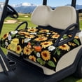 thumbnail image 3 of Yuyamidu Sunflowers Golf Cart Seat Cover Daisy Golfcart Seats Cushion for WOmen Club Car Seat Blanket Fits for 2 Person Seats Golf Carts, All Seasons Use, 3 of 8