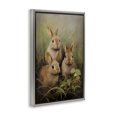 thumbnail image 3 of Stupell Industries Rustic Lodge Baby Bunny Trio Gray Floating Frame Canvas Art, 17 x 25, by Petals Prints Design, 3 of 8