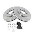thumbnail image 3 of TRQ Front Brake Pad & Rotor Kit Brake Pads Brake Rotor Semi-Metallic Fits Select 2007-2008 Chevrolet Malibu 2007 Pontiac G6, 3 of 5