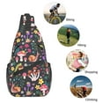 thumbnail image 6 of Mushroom Sling Bag Backpack Unisex Crossbody Shoulder Daypack Chest Bag For Women Men Hiking Travel Sport, 6 of 9