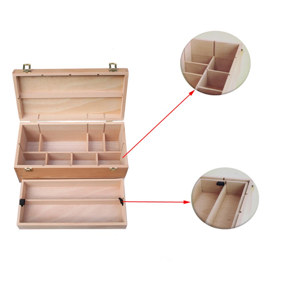 Art Supply Paint Box Easel Storage Box Artist Pastels Oil Acrylic Paint
