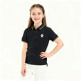 thumbnail image 4 of snilers Girls School Uniform Short Sleeve Golf Shirts Crown Embroideried Button Collared Tee Tops Preppy Clothes 3-16 Years, 4 of 5