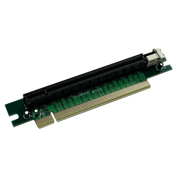 PCI-E 16X Riser Card 90 Degree Pci-E Pci-Express 16X to 16X Slot Right Angle Extender Protector Riser Adapter Card