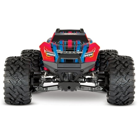 Traxxas 890764REDX Maxx 1-10 Scale 4WD Brushless Electric Monster Truck with TQi Traxxas Link, Red