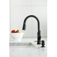 thumbnail image 4 of Hansgrohe 04793 Joleena 1.75 GPM Pull Down Kitchen Faucet Higharc Spout - Silver, 4 of 5