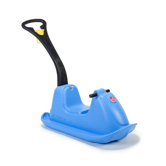 Step2 Kids Winter Push Around Snowmobile Toy Sled, Blue