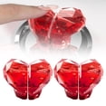 thumbnail image 2 of Clearance! 2Pc Love Heart Shaped Toilet Tank Button Love Toilet Button Pusher Helper Portable Toilet Button Cute Love Toilet Tank Button Aid Creative Toilet Accessory for Home One Size Red, 2 of 9