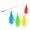 1.2m, variant on Misright Horse Training Flag with Telescopic Handheld Flagpoles For Horse Riding