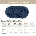 thumbnail image 4 of Uxcell 2Pcs Velvet Yarn Chenille Yarn 2x100g/7.1oz 174 Yards Total Length Super Bulky Polyester Soft Blanket Yarn Dark Blue, 4 of 7