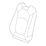 Genuine OE GM Seat Back Cover - 20864285