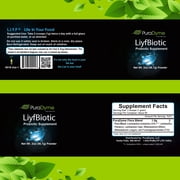 PuraDyme LiyfBiotic Probiotic Powder, Digestive Supplement for Adults (2oz)