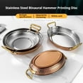 thumbnail image 2 of Stainless Steel Elliptical Plate Creative Golden Fish Plate H8R7 G9F8, 2 of 4