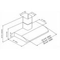 thumbnail image 5 of KOBE CHX22330SQB-WM-1 Brillia 30-inch Wall Mount Range Hood, 3-Speed, 680 CFM, Fits Ceiling Height 7.5'-9.5', 5 of 6