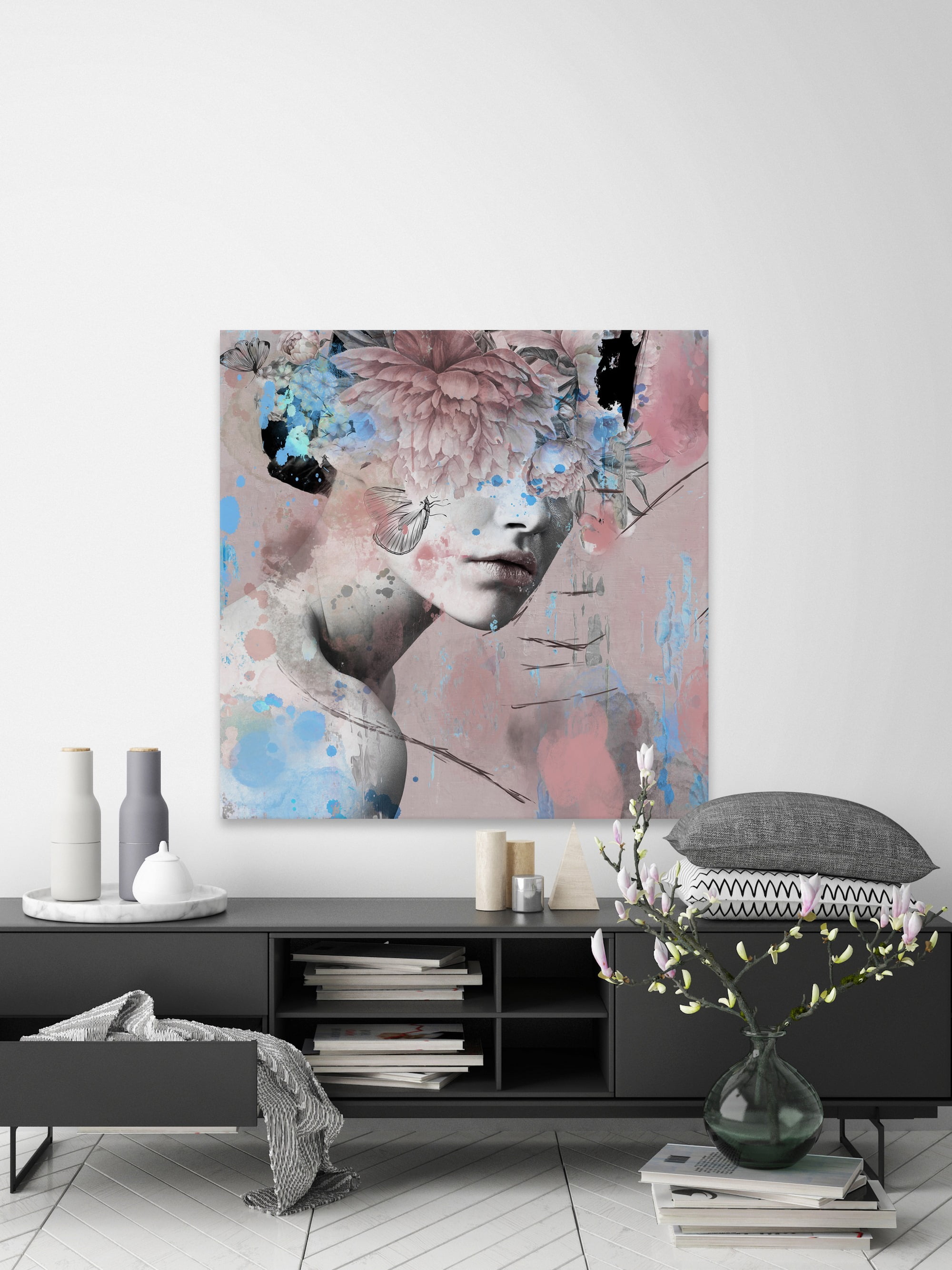 Parvez Taj Wild Floral Headdress Canvas Wall Art